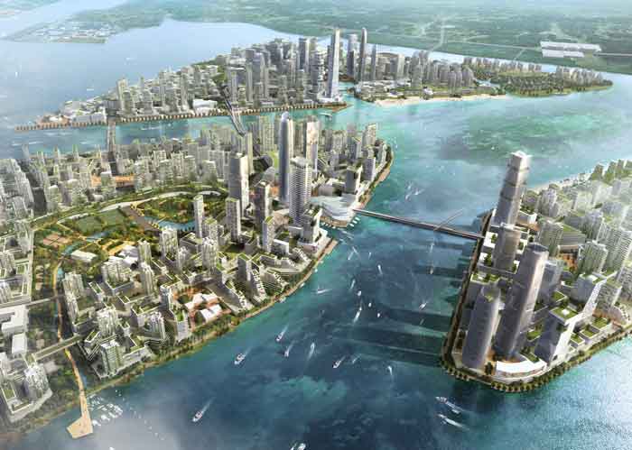 Kế hoạch tổng thể "Forest City" ở Malaysia
