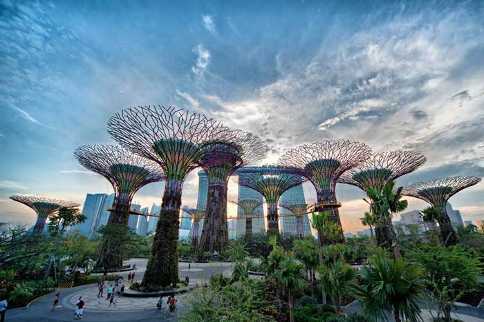 Qua trinh phat trien mang xanh cua Singapore