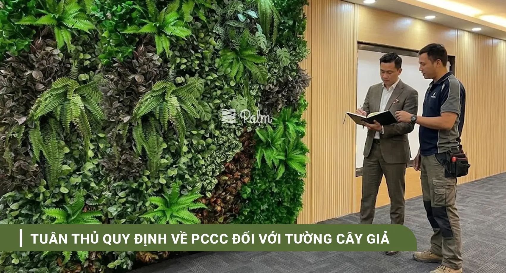 Tường Cây Giả Hay Thật? Bí Quyết Chọn Theo Từng Không Gian