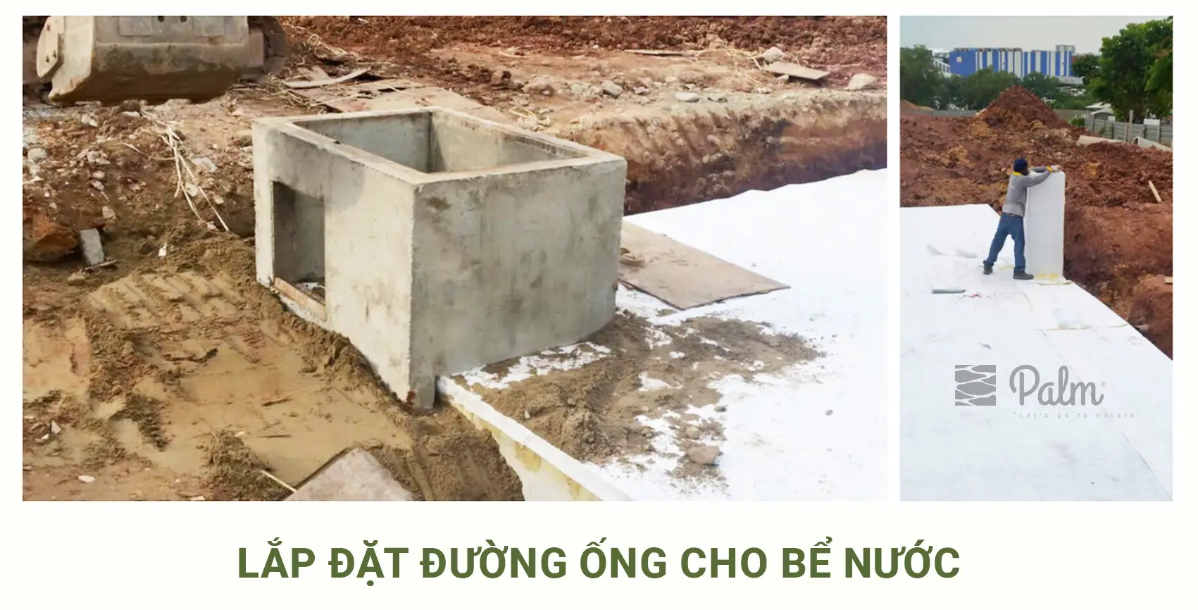 Hướng dẫn Thi công Bể nước ngầm (Hồ điều tiết) từ A-Z