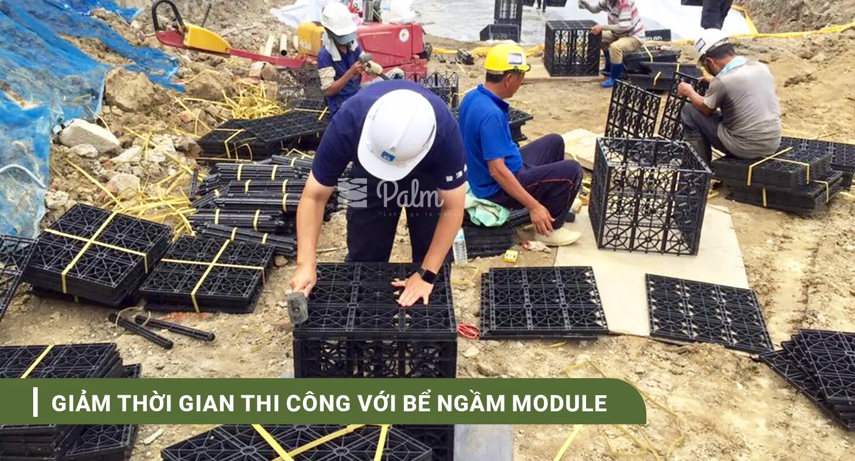 Hướng dẫn Thi công Bể nước ngầm (Hồ điều tiết) từ A-Z